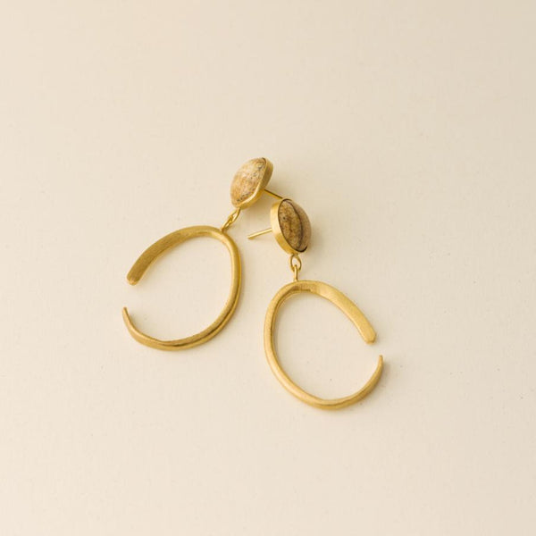 Plusia Jaspe Earrings - Luisa López