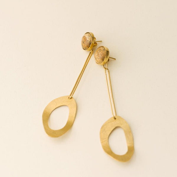 Talia Jaspe Earrings - Luisa López